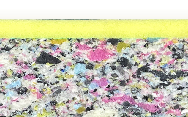 一般的なキャンピングシートの断面図