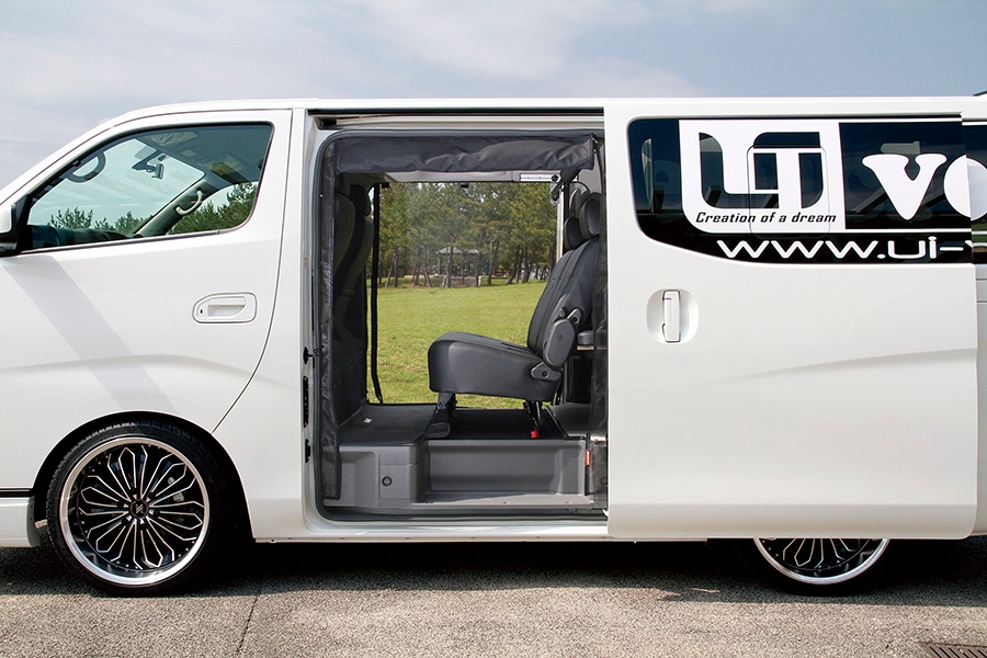 キャラバン プレミアムGX用　虫除け防虫ネット　サイド面／リア1面／3面セット2